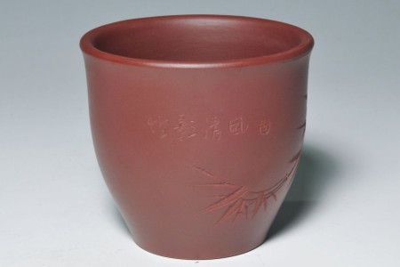 韓洪波手製‧四季茶盞系列~竹影清風茶盞t